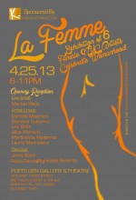 “La Femme: A Celebration of Womanhood” 4/25/2013